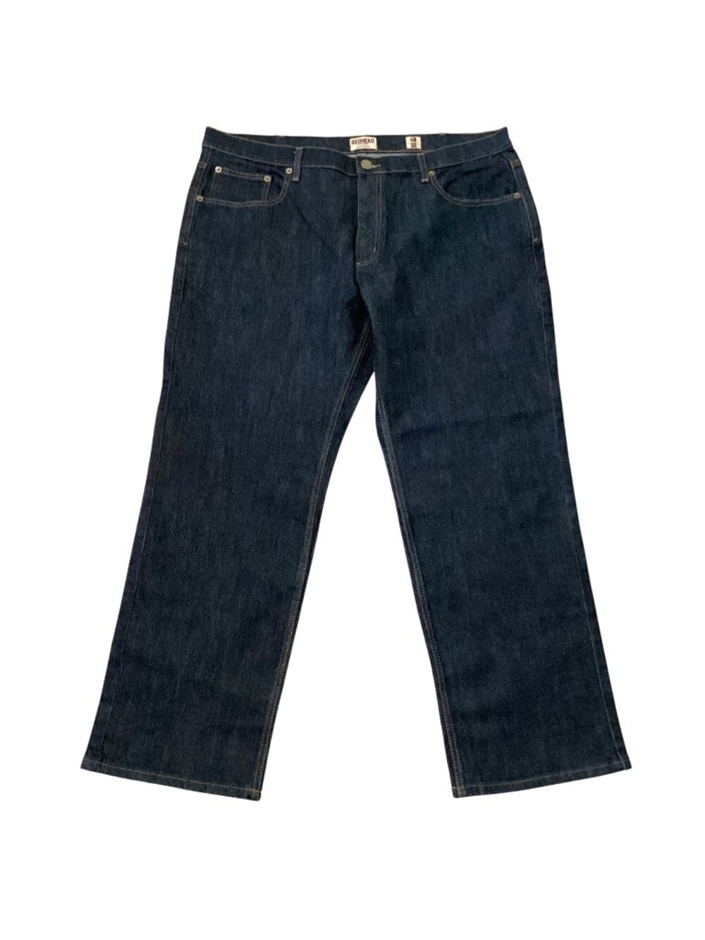 RedHead Men's Dark Blue Denim Jeans Regular Fit Boot Cut 48X32 NWOTs
